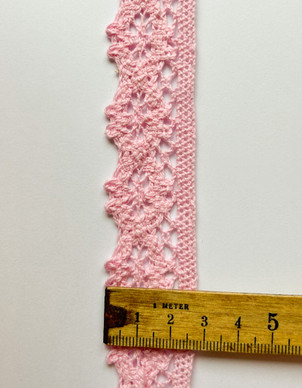 Pitsinauha 30 mm vaaleanpunainen