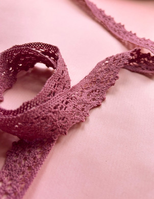 Pitsinauha 30 mm vanha roosa