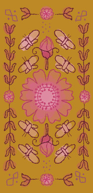 Pariisi-iso postikortti sinappi