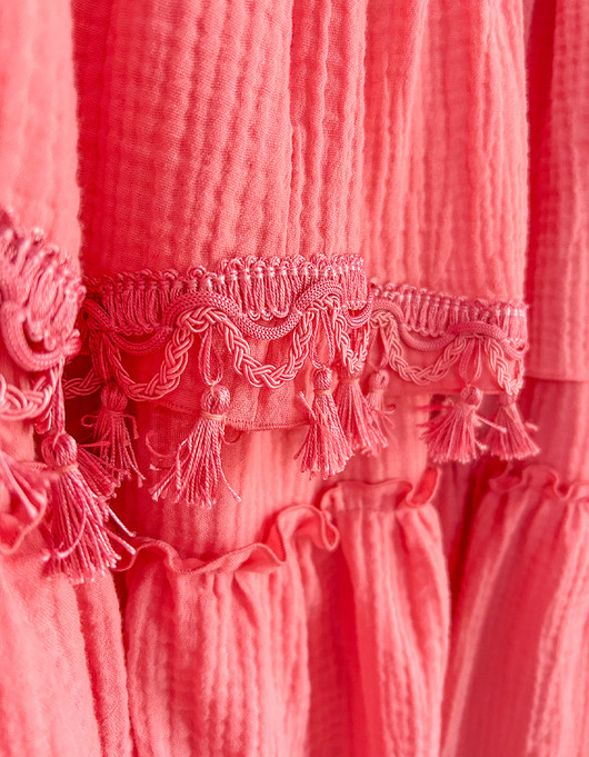 Ihana rimpsuhame vaaleanpunainen