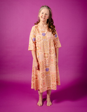 Rosina-mekko vaalea persikka