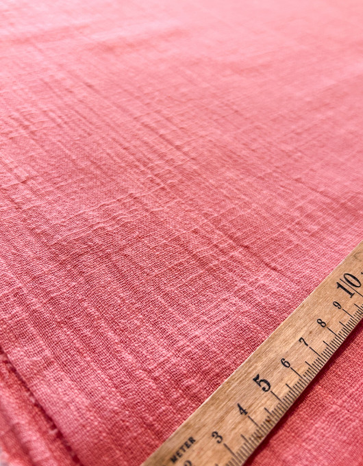 Rouhea puuvillakangas roosa