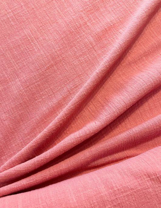 Rouhea puuvillakangas roosa