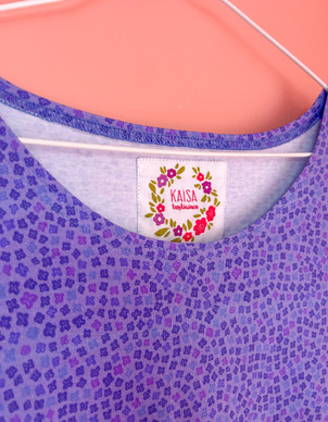 Salme-tunika laventeli