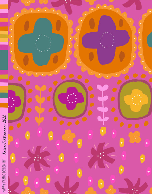 Tyynyliina vaaleanpunainen Auroora