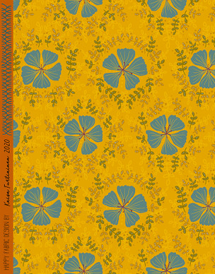 0,1 m pala Neilikka-puuvillasatiini kultainen