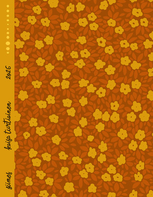 Siimes-puuvillakangas toffee