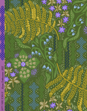 Mehtä-puuvillabatisti vihreä