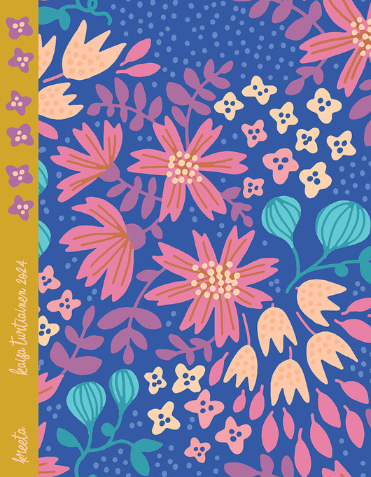 Kreeta-puuvillatrikoo sininen