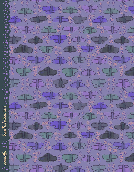 Pomonella-puuvillatrikoo laventeli