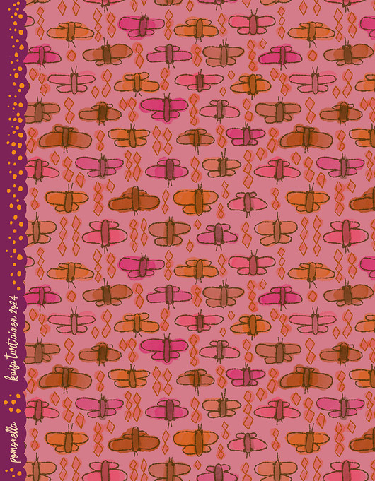 Pomonella-puuvillatrikoo vanha roosa