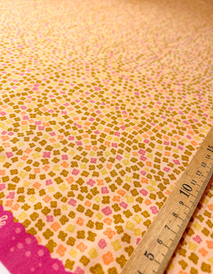 Syreeni-puuvillatrikoo vaalea persikka