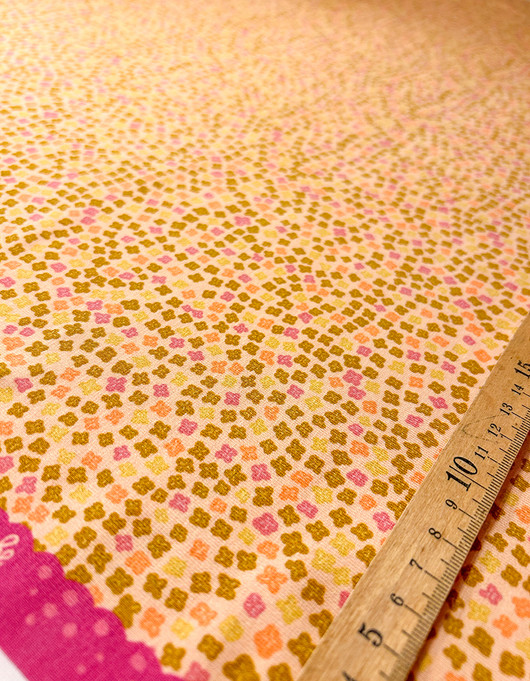 Syreeni-puuvillatrikoo vaalea persikka