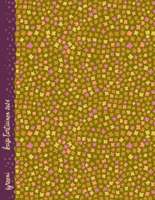 Syreeni-puuvillatrikoo oliivi