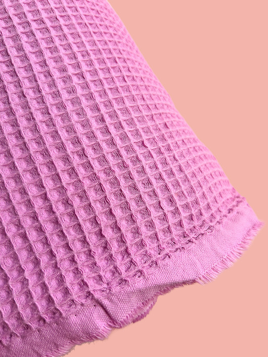 Vohvelikangas vaalea fuksia