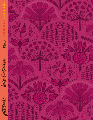 Yrttitarha-puuvillatrikoo fuksia