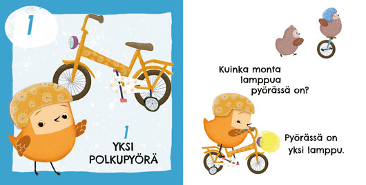 Pikkuli oppii numeroita