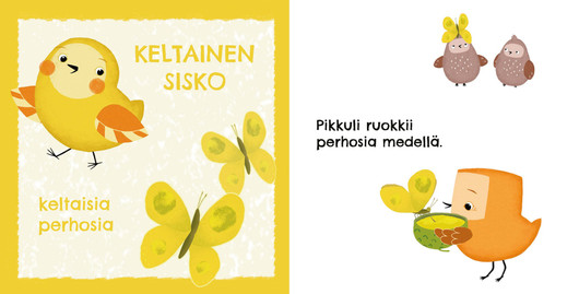 Pikkuli oppii värejä