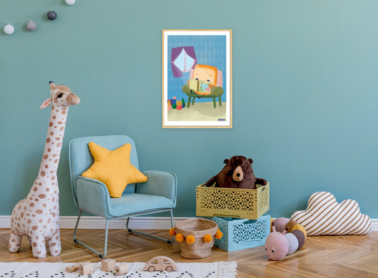 Pikkulin lukuhetki -juliste