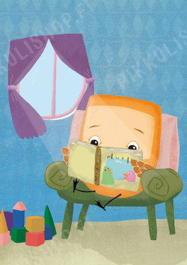 Pikkulin lukuhetki -kortti