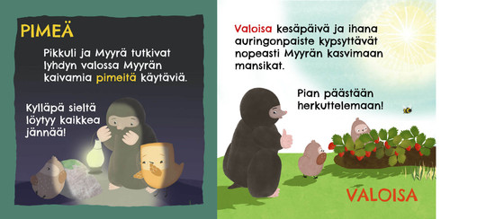 Pikkuli oppii vastakohtia