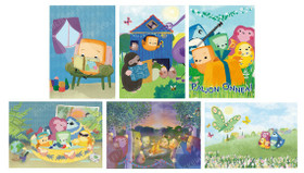 Pikkulin postikorttipaketti - kuusi erilaista