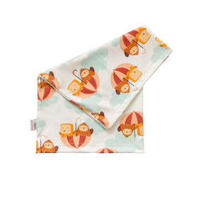 Tuubihuivi valkoinen - Pikkuli, pyy ja sateenvarjo