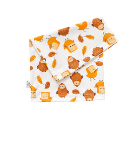 Tuubihuivi valkoinen - Pikkuli, pyy ja höyhen