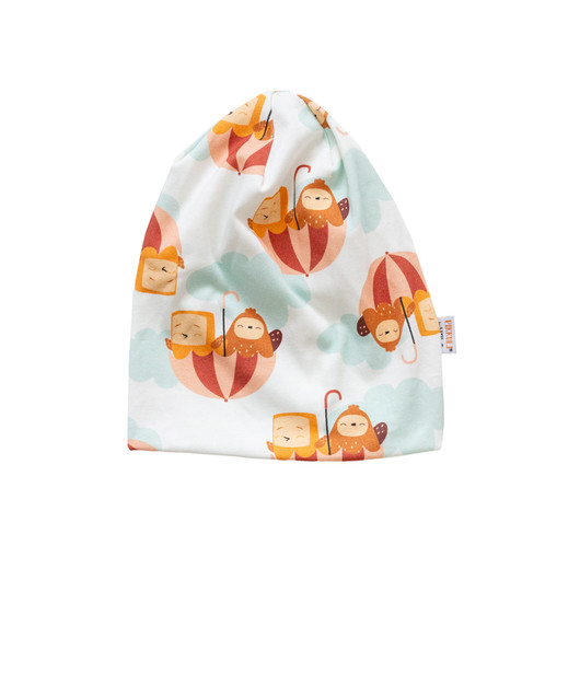 Pipo valkoinen - Pikkuli, pyy ja sateenvarjo