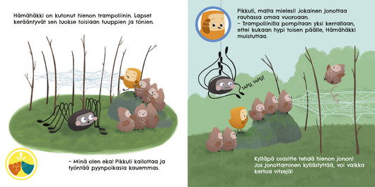Pikkuli oppii kaveritaitoja