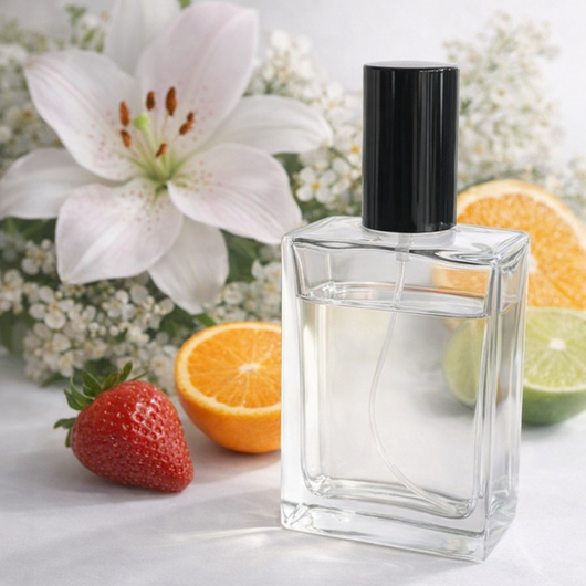 50 ml hajuvesipullo, jossa 40 ml kosmeettista alkoholia