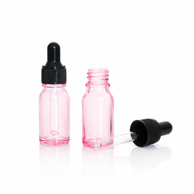 10 ml pipettipullo, vaaleanpunainen