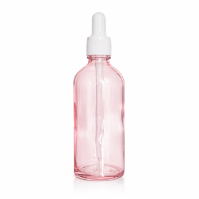 100 ml pipettipullo, vaaleanpunainen lasi