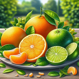 Lime, mandariini & basilika -tuoksuöljy