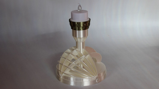 KOTA® - Lumo - 3D-tulostettu LED-kynttilänjalka