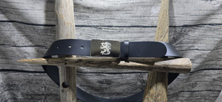 35mm nahkavyö laattasoljella