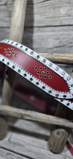 70mm punainen/hopea/valkoinen lapinvyö