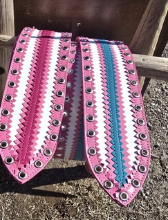 70 mm pinkki tai turkoosi lapinvyö 