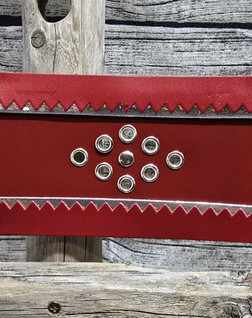 70mm punainen/hopea/punainen lapinvyö