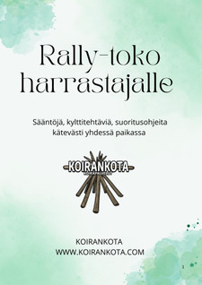 Rally-toko muistivihko / Digitaalinen tuote