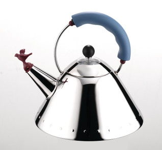 Alessi 9093 vesipannu sinisellä kahvalla 