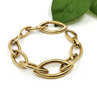 Hopeinen ruusukullattu Sac Silver ranneketju