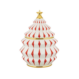 Alessi NZ02 Delight käsinmaalattu kannellinen tarjoilukulho