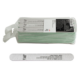 Pack 30 2-way nail files 100/180, zebra