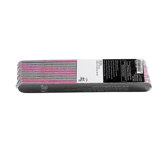 Pack 10 2-way nail files 100/100, black