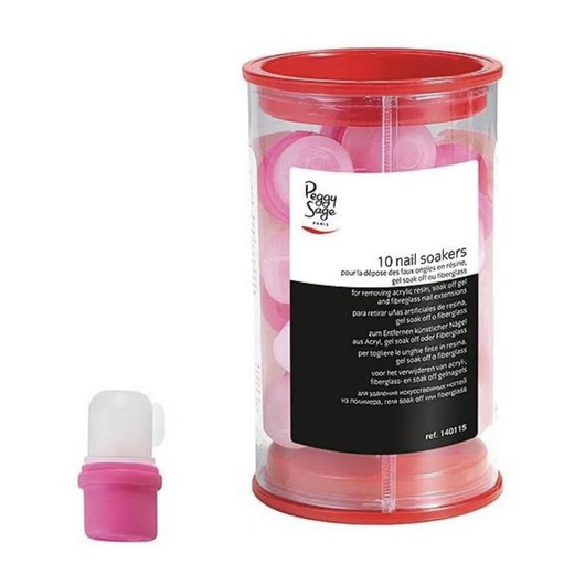 Peggy Sage Kynsienliotuskulhot 10kpl | Sormenpäille | Nail Soakers