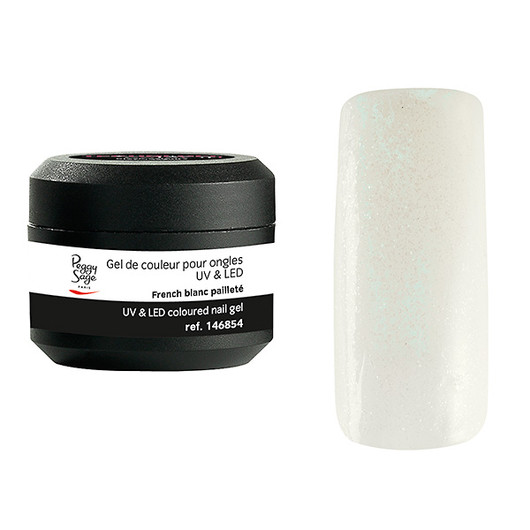 Coloured UV nail gel French blanc 5g