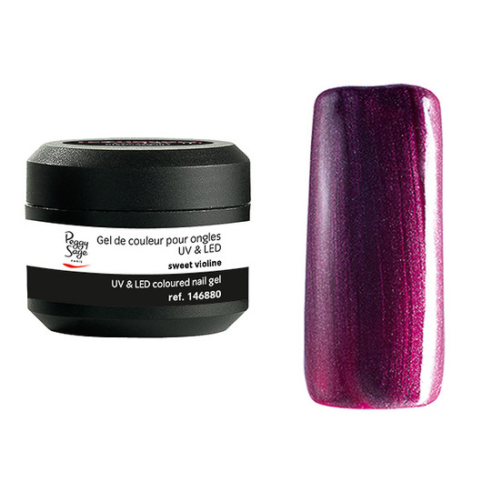 Coloured UV nail gel sweet violine 5g
