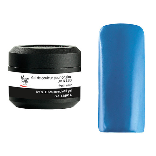 Coloured UV nail gel fresh azur 5g