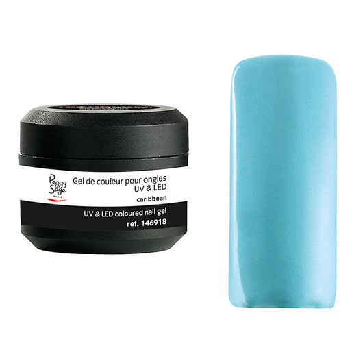 Coloured UV nail gel caribbean 5g